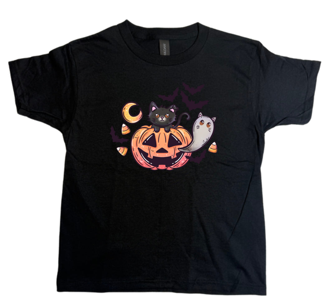Pumpkin Kitty Youth Tee