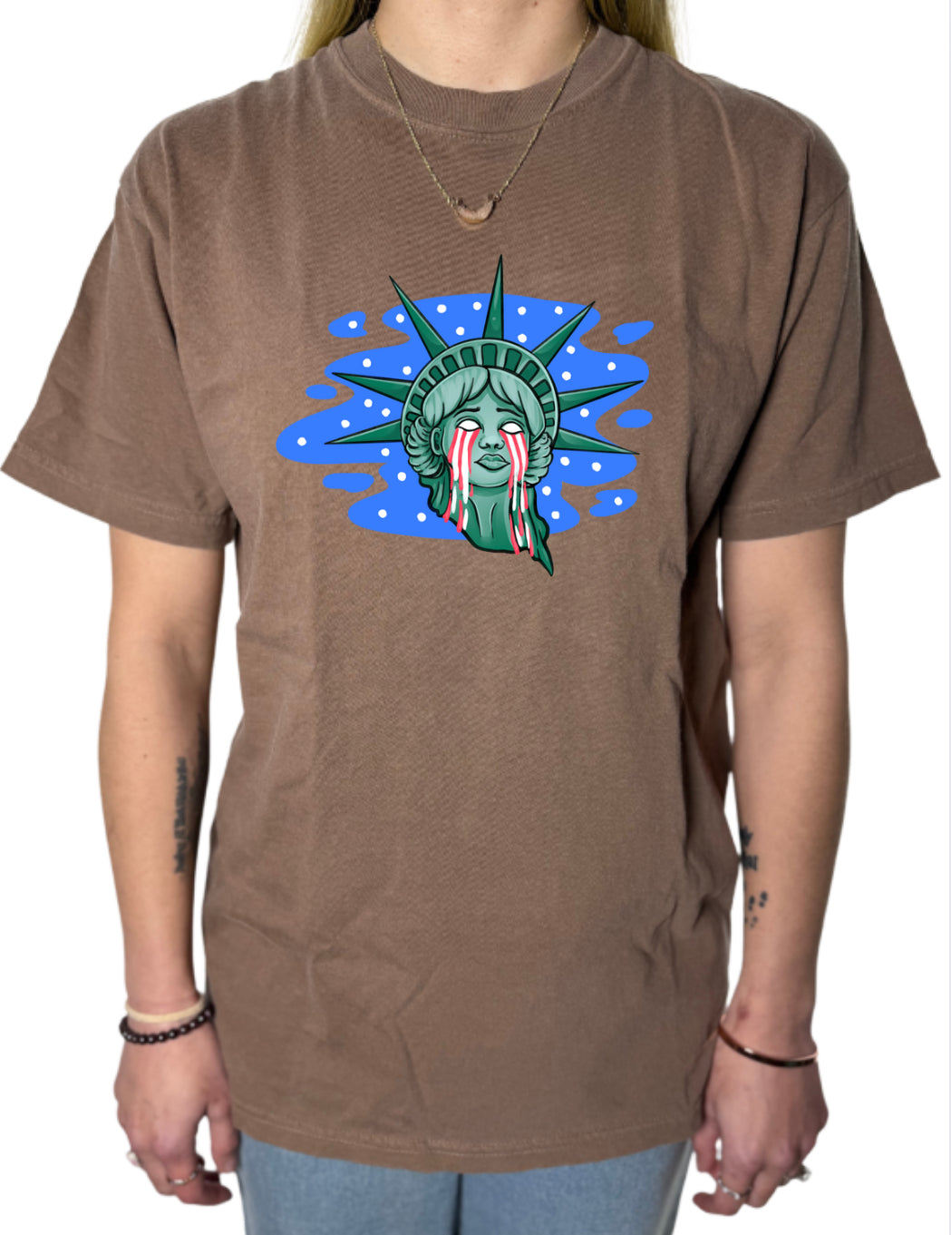 Lady Liberty Comfort Colors Tee