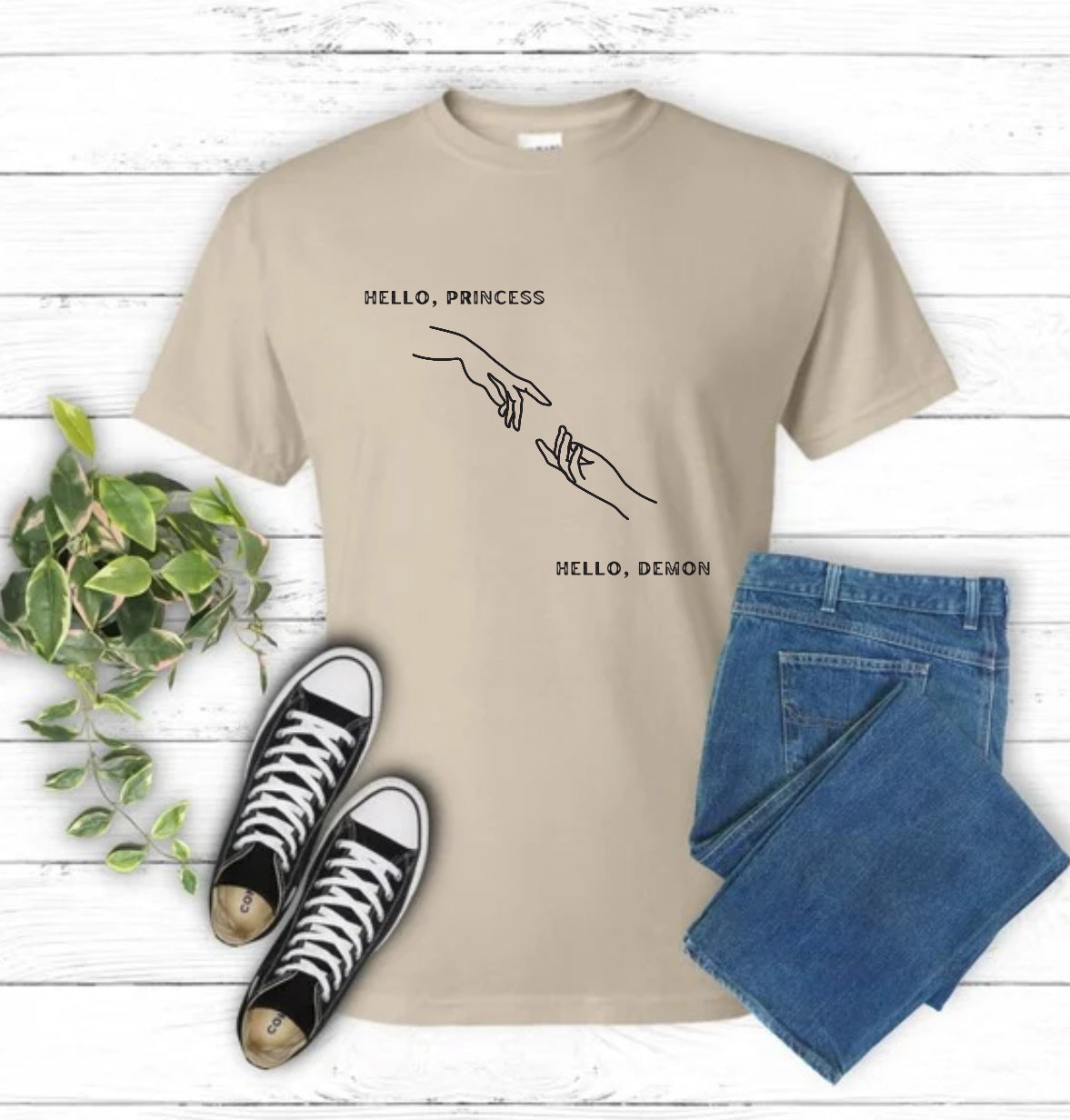 Officially Licensed Brea Lamb: Hello Sublimation Gildan Tops