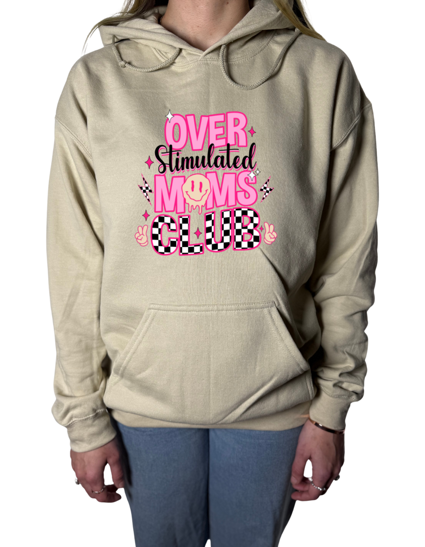 Overstimulated Moms Club Gildan Tops