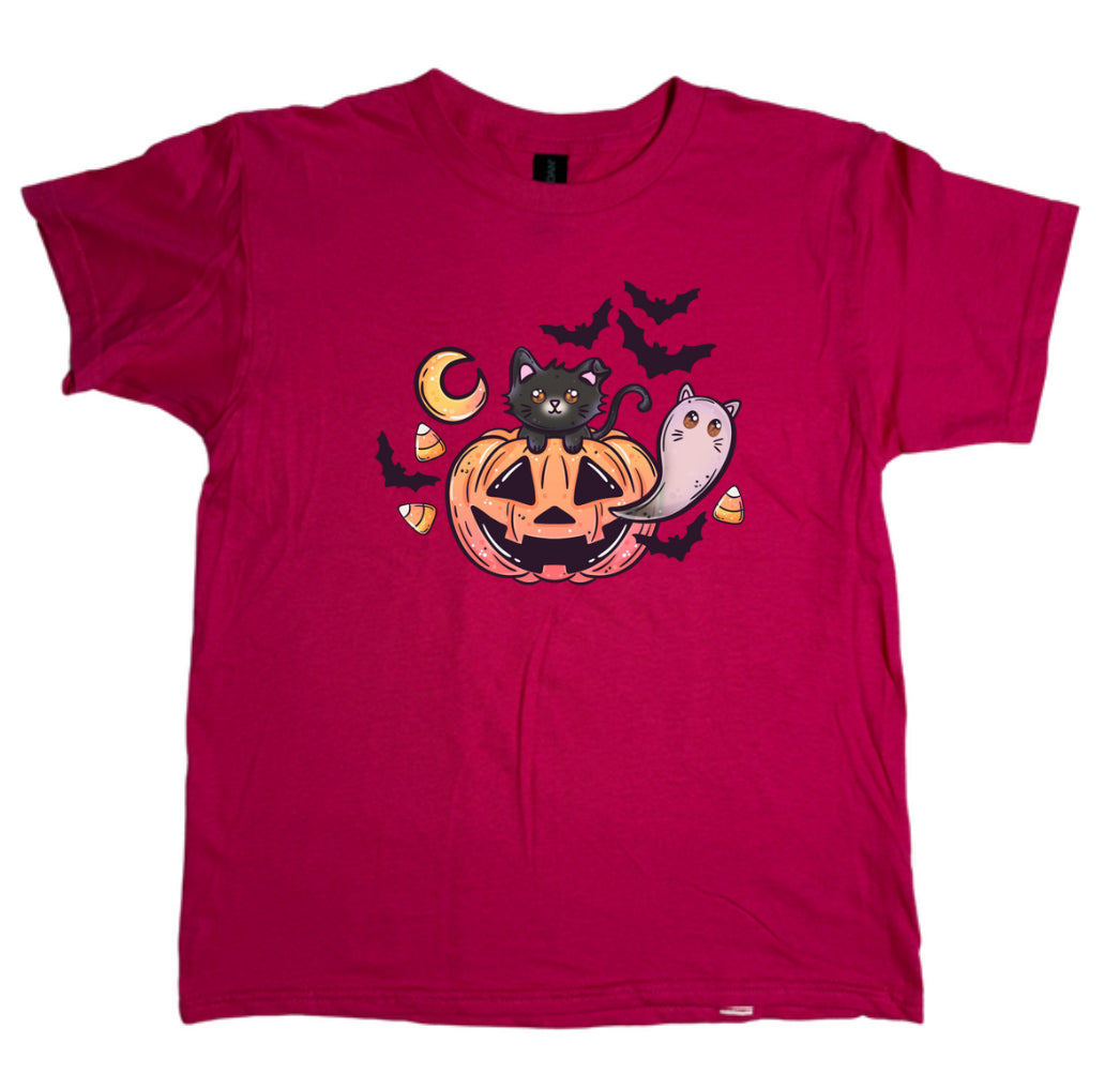 Pumpkin Kitty Youth Tee