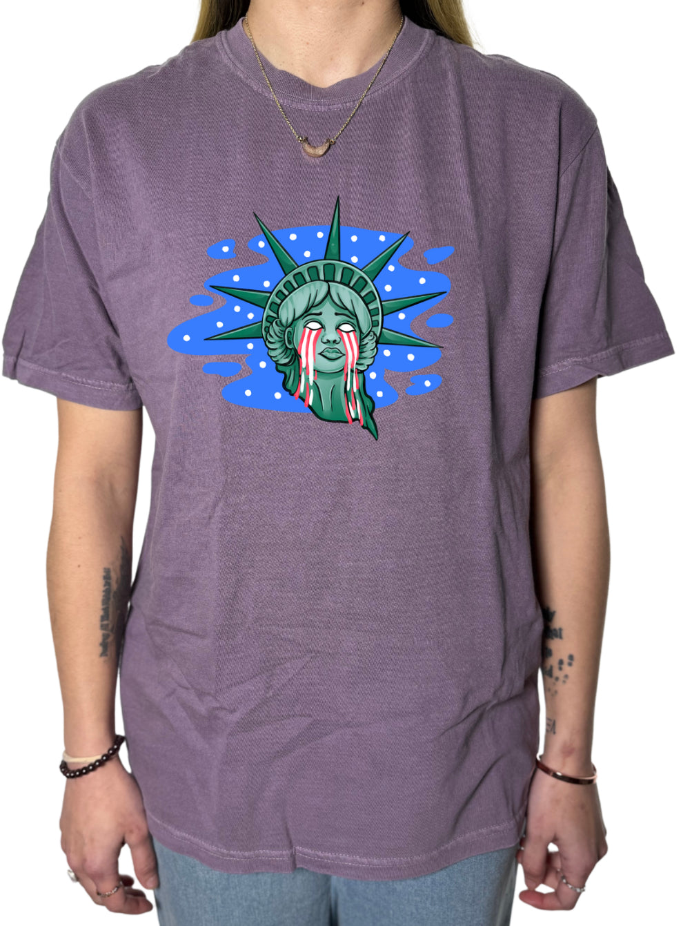 Lady Liberty Comfort Colors Tee