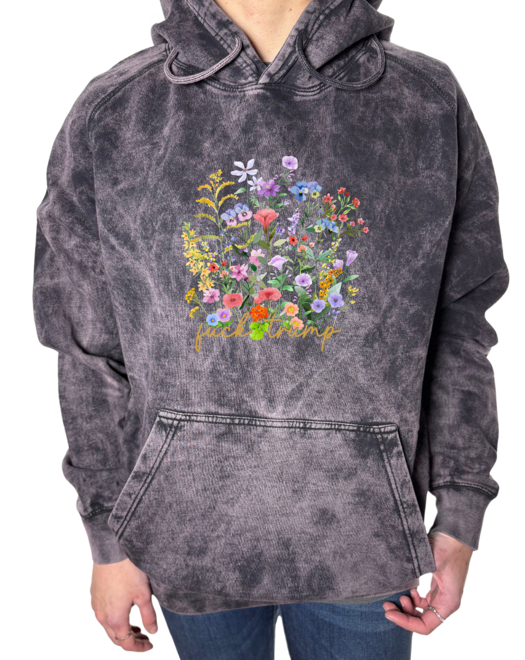 Subtle F Trump Vintage Wash Hoodie