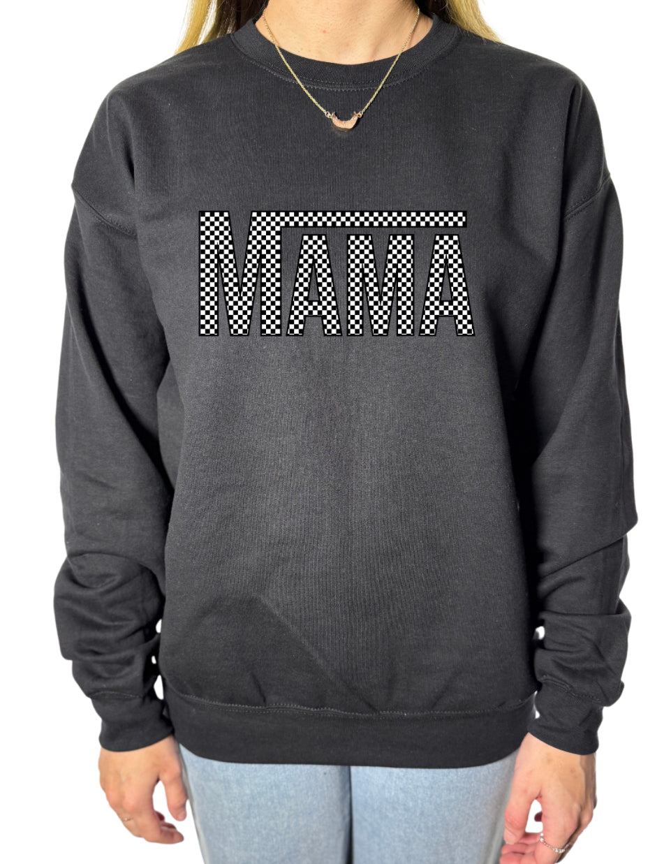 Mama Checkers Gildan Tops