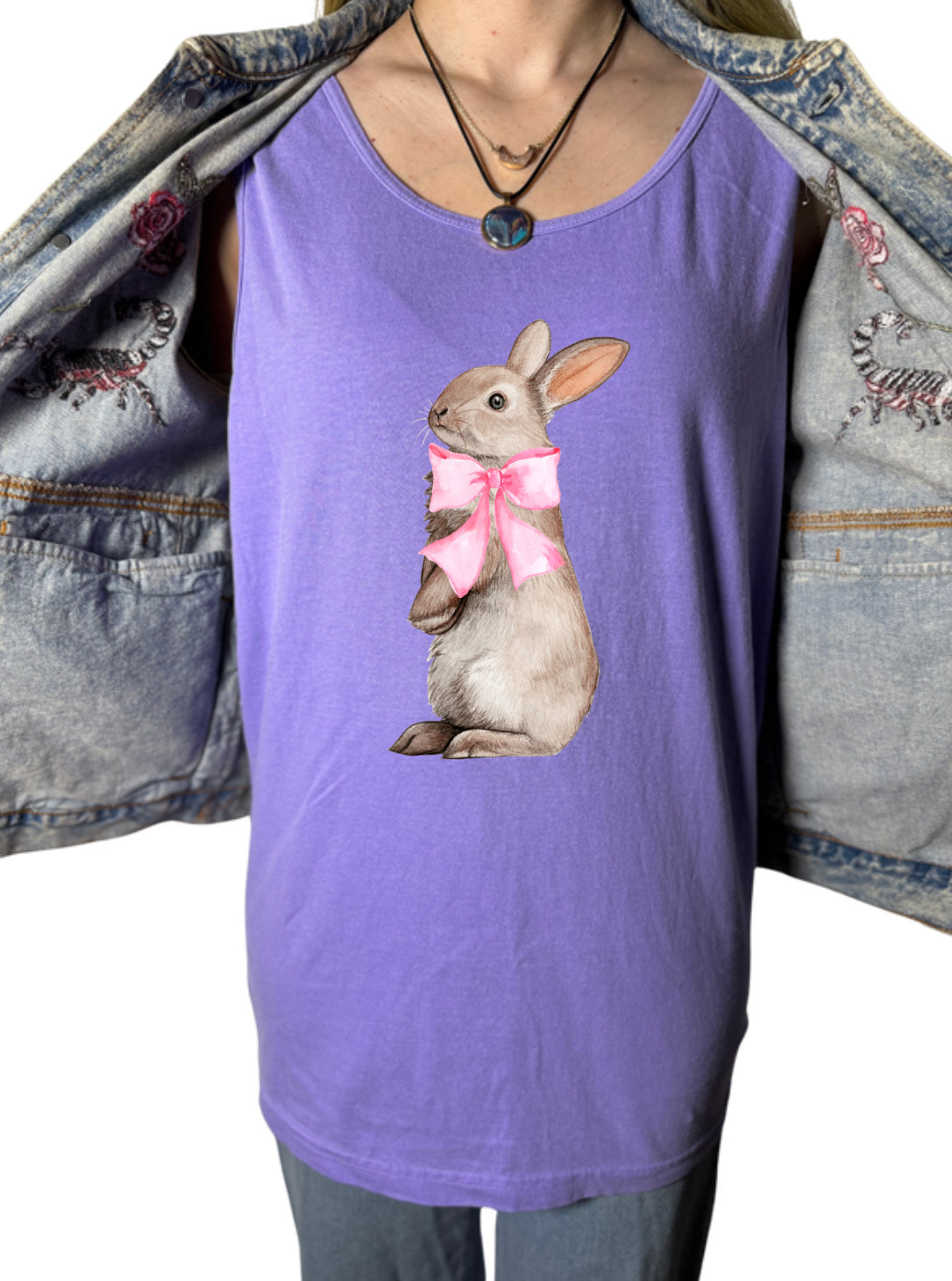 Bunny With Bow Tank