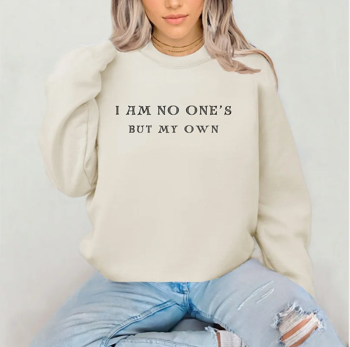 Officially Licensed Brea Lamb: I Am No One’s Sublimation Gildan Tops