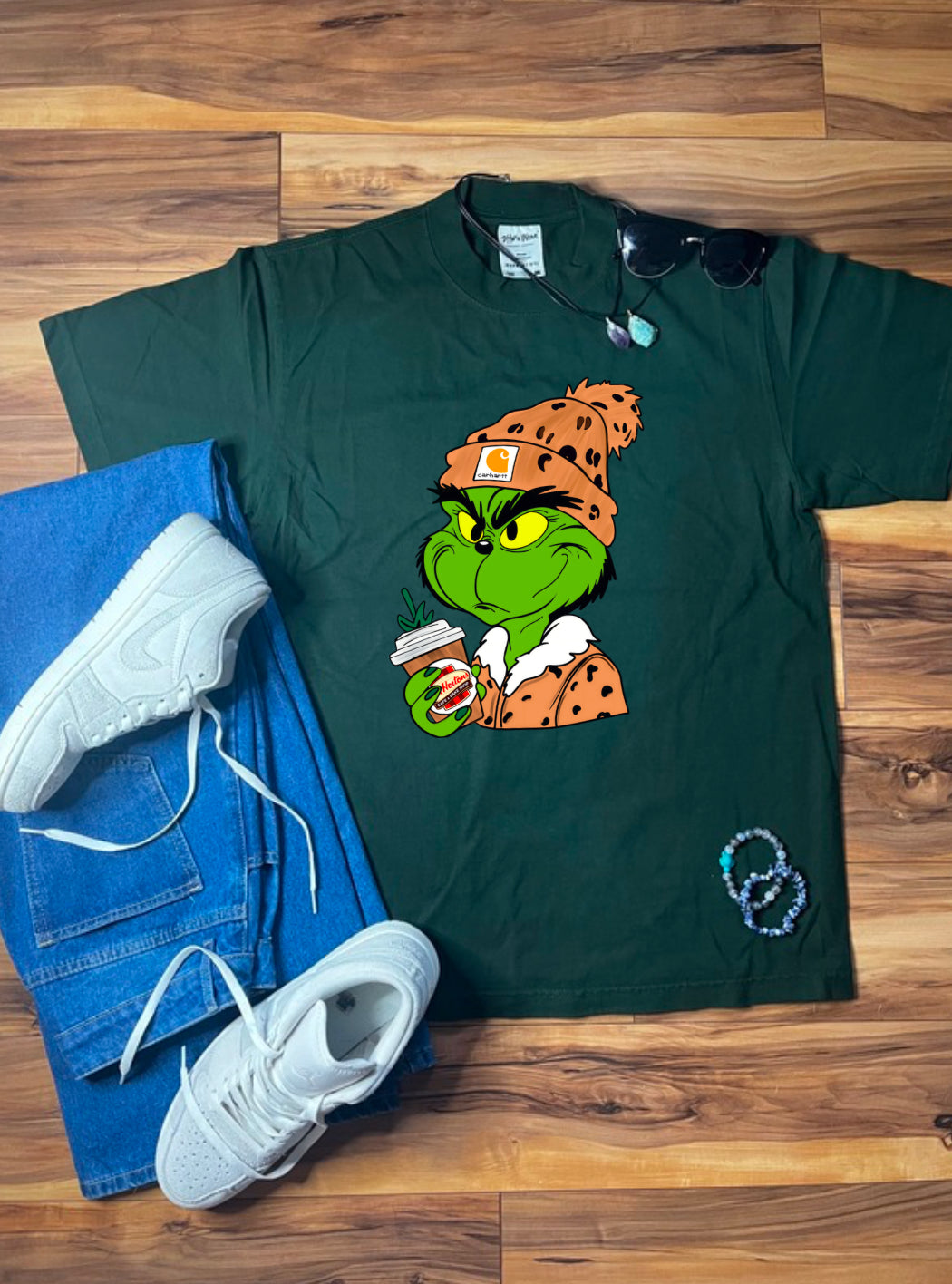 Tim Hortons Grinch Shaka Wear Tee