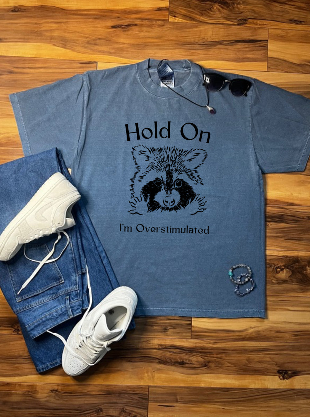 Hold on I’m overstimulated Shaka Wear Tee
