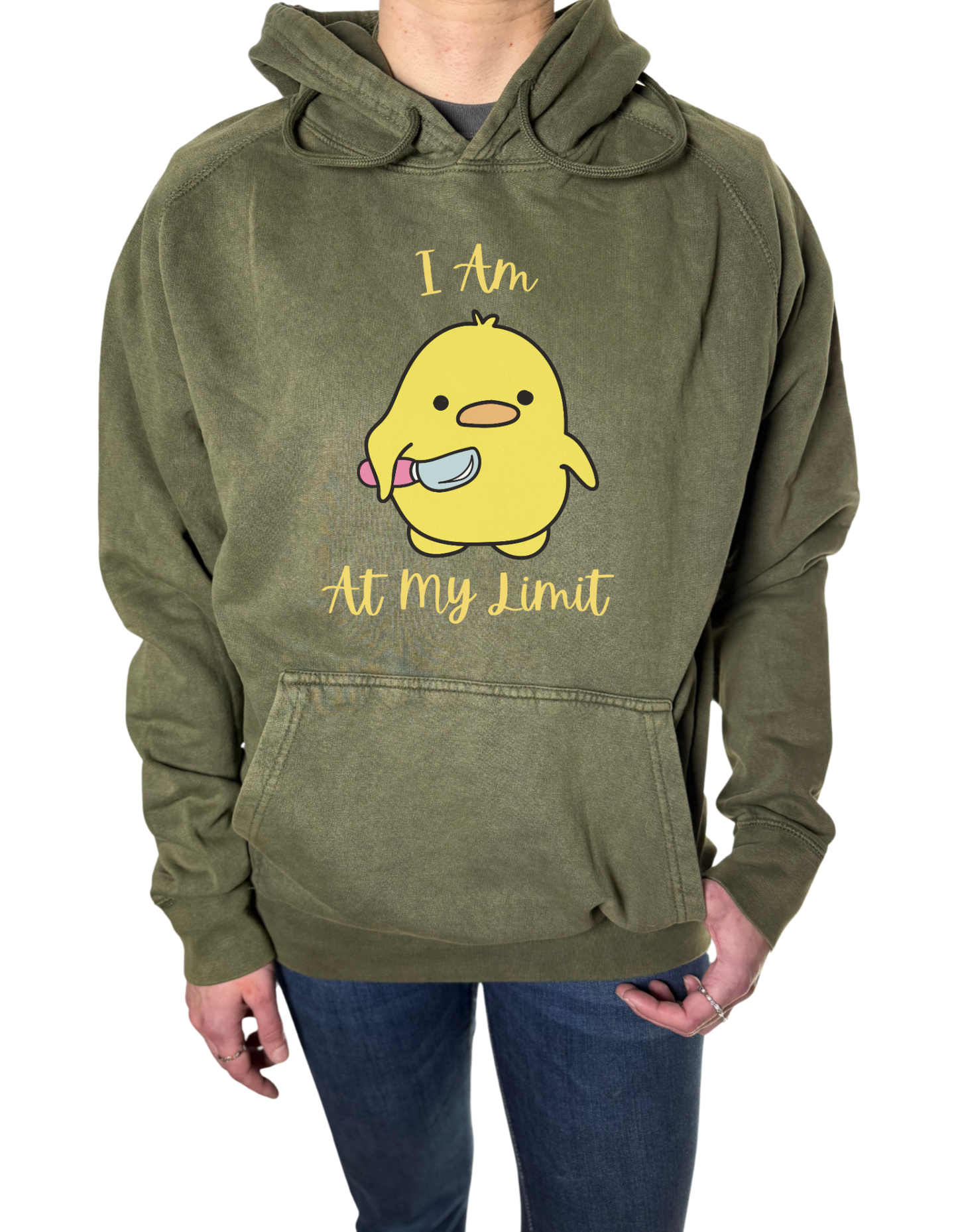 At My Limit Vintage Wash Hoodie