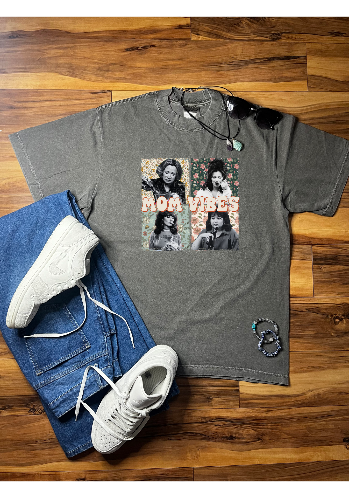 Mom Vibes Shaka Wear Tee