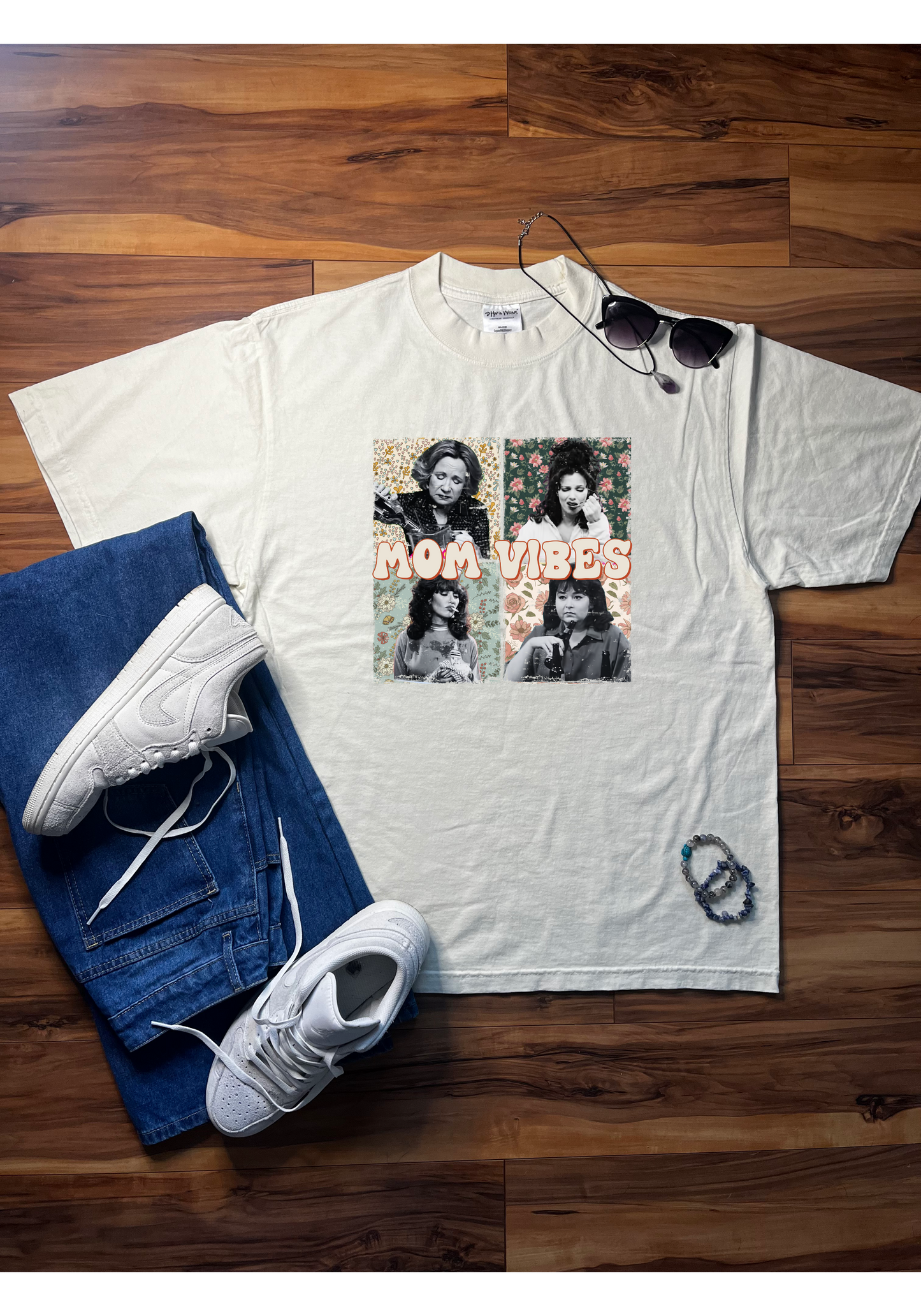 Mom Vibes Shaka Wear Tee
