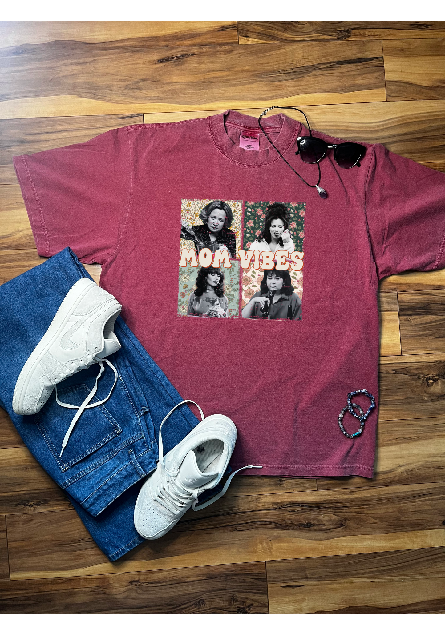 Mom Vibes Shaka Wear Tee