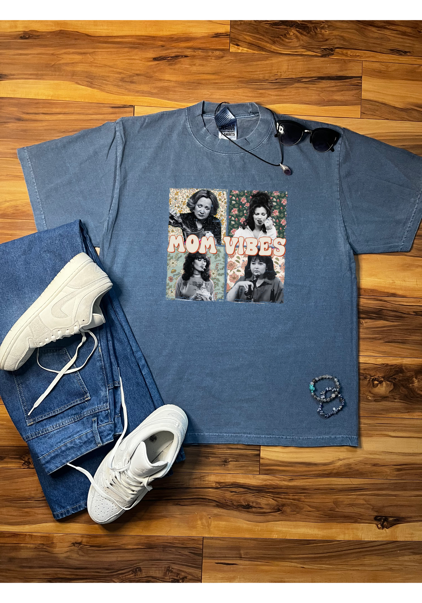 Mom Vibes Shaka Wear Tee