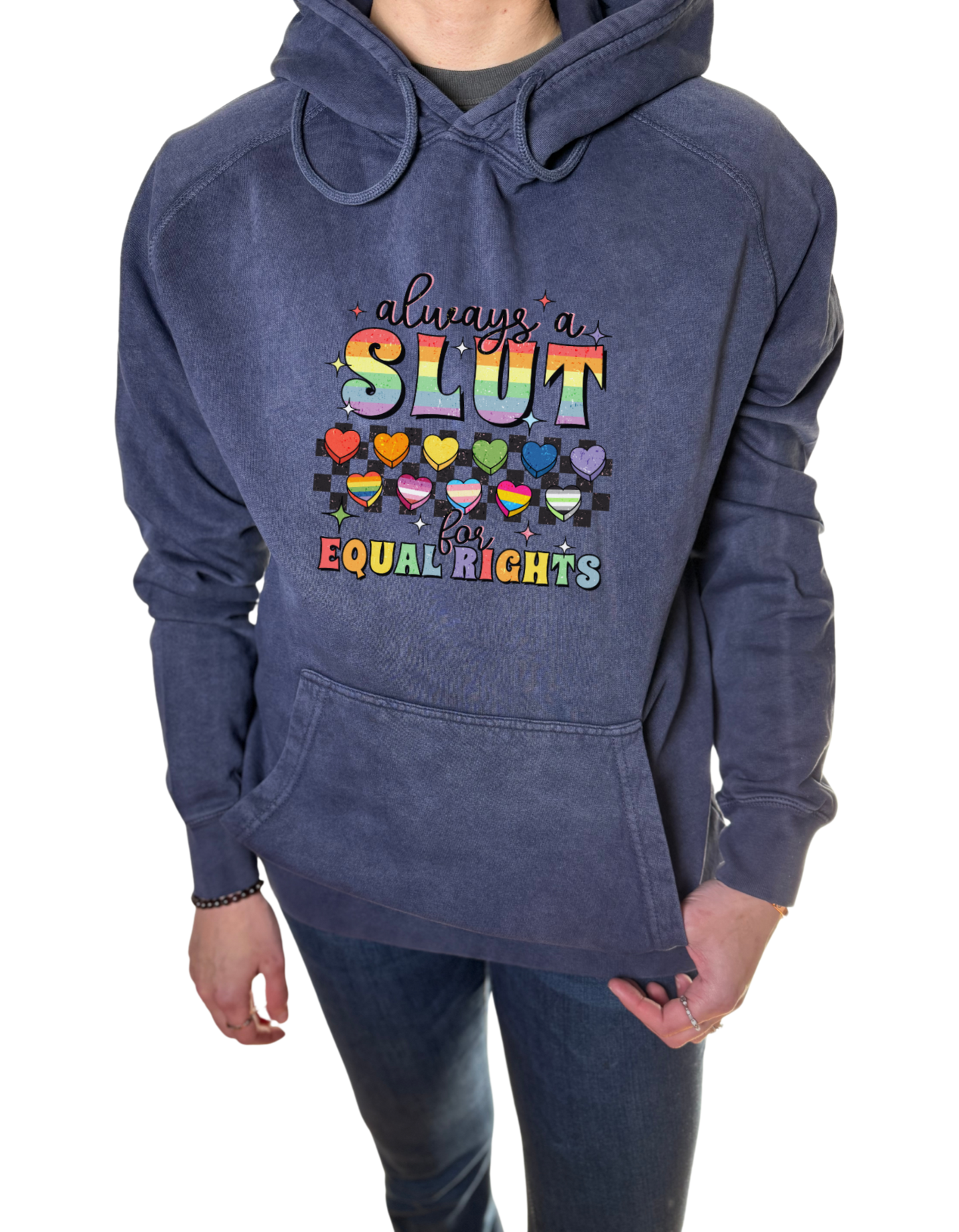 Equal Rights Vintage Wash Hoodie