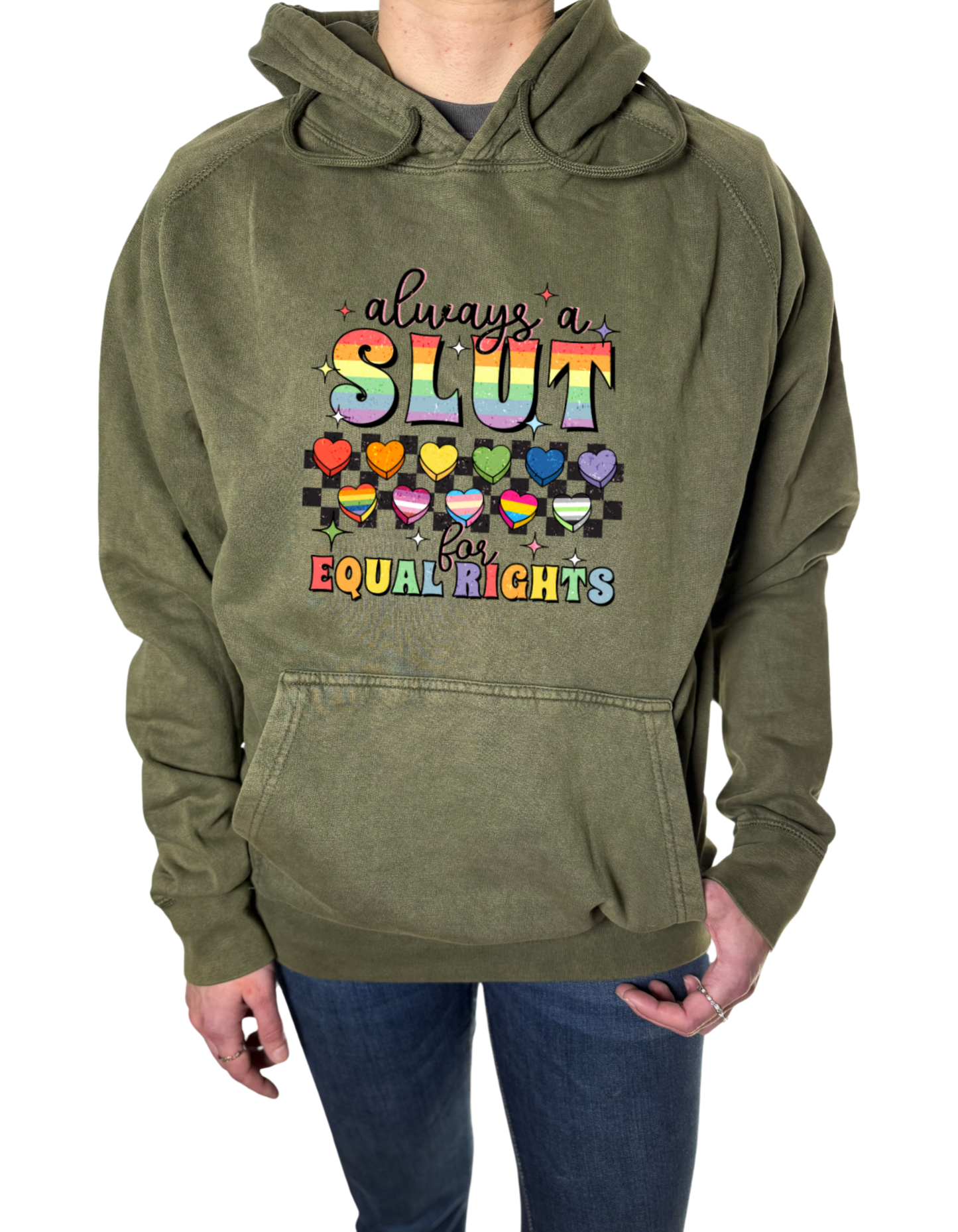 Equal Rights Vintage Wash Hoodie