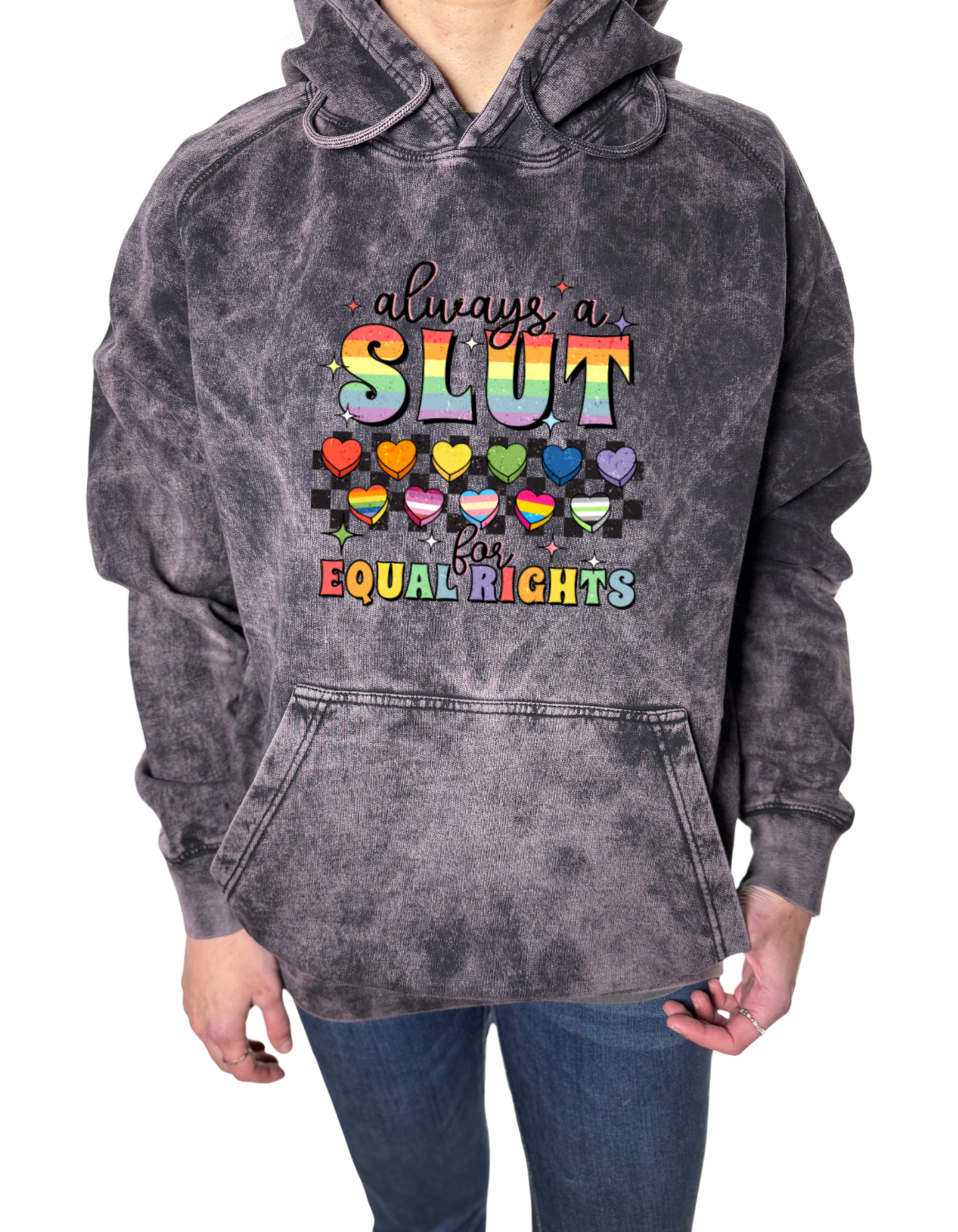 Equal Rights Vintage Wash Hoodie