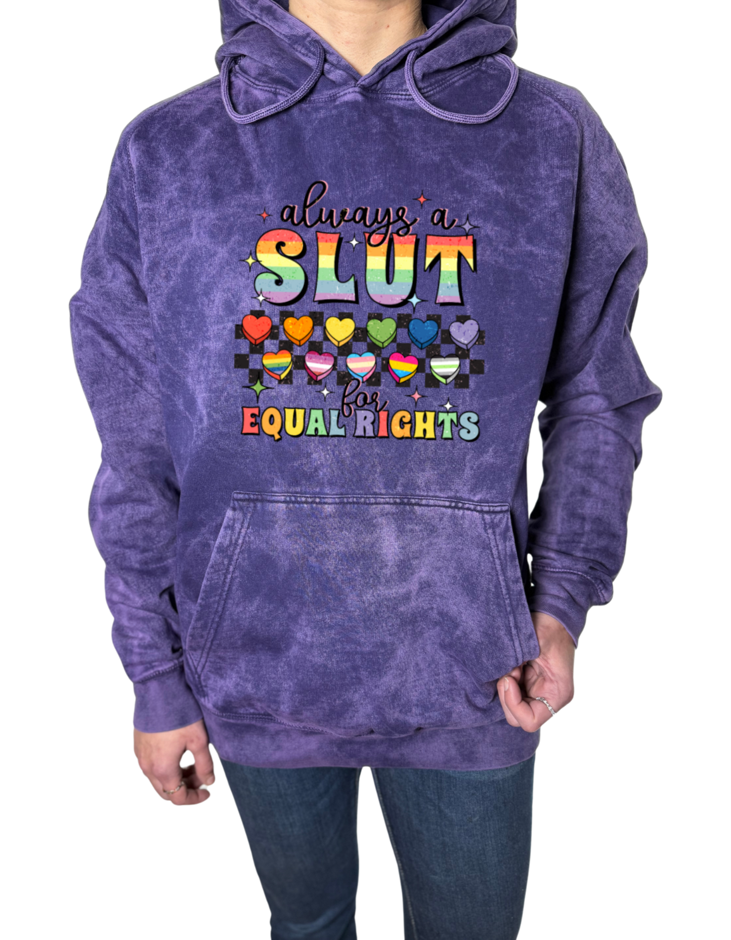 Equal Rights Vintage Wash Hoodie