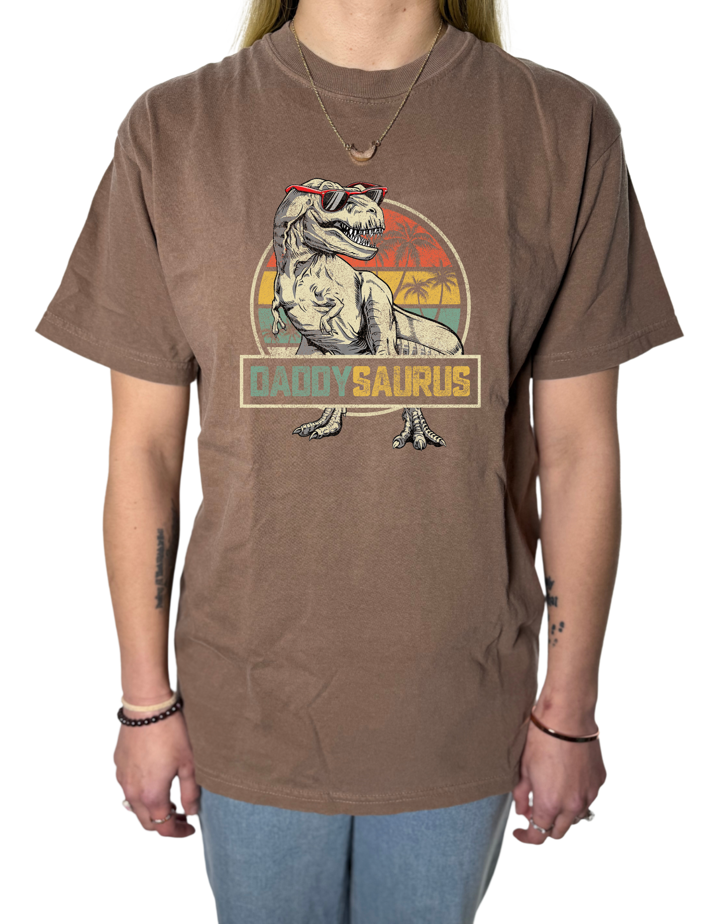 Daddysaurus Comfort Colors Tee