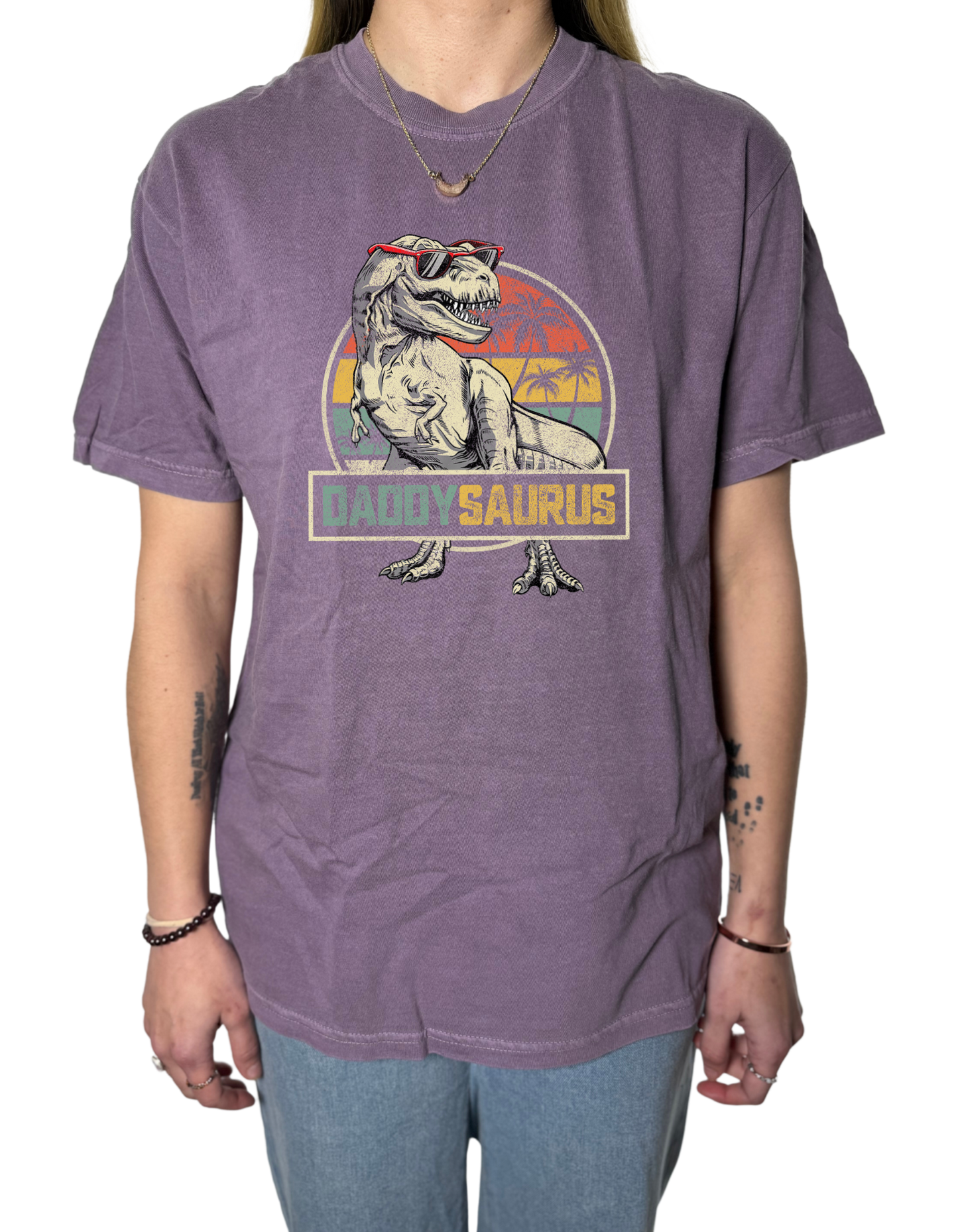 Daddysaurus Comfort Colors Tee