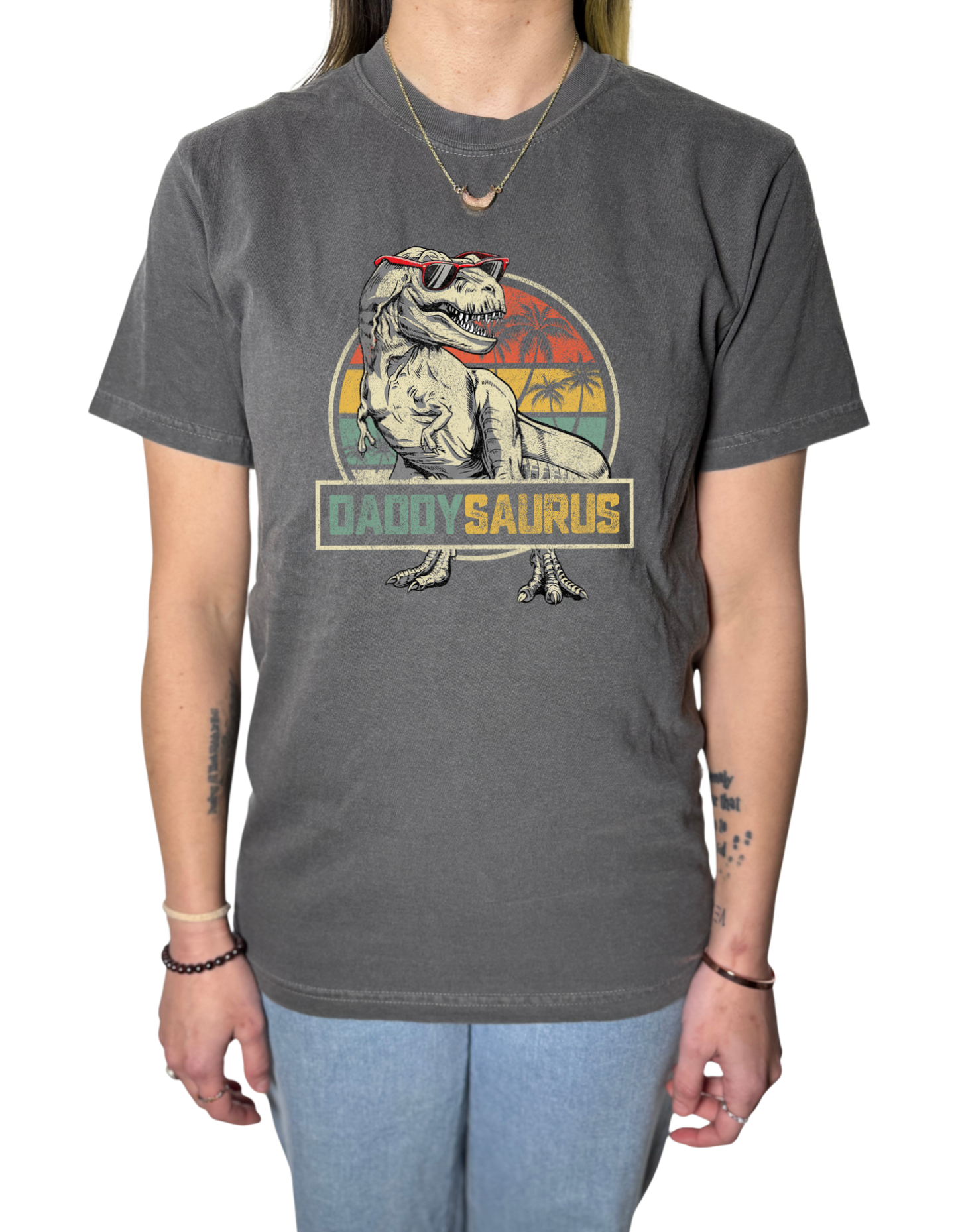 Daddysaurus Comfort Colors Tee