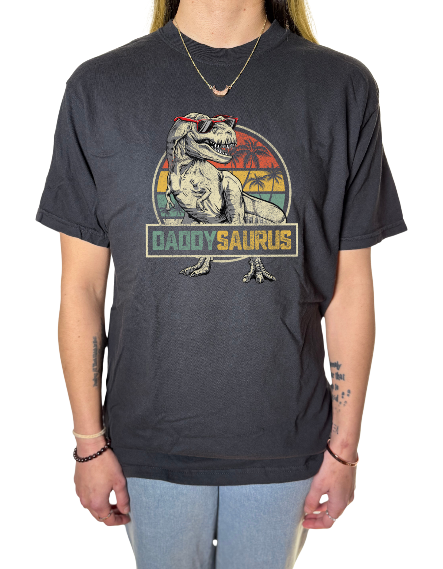Daddysaurus Comfort Colors Tee