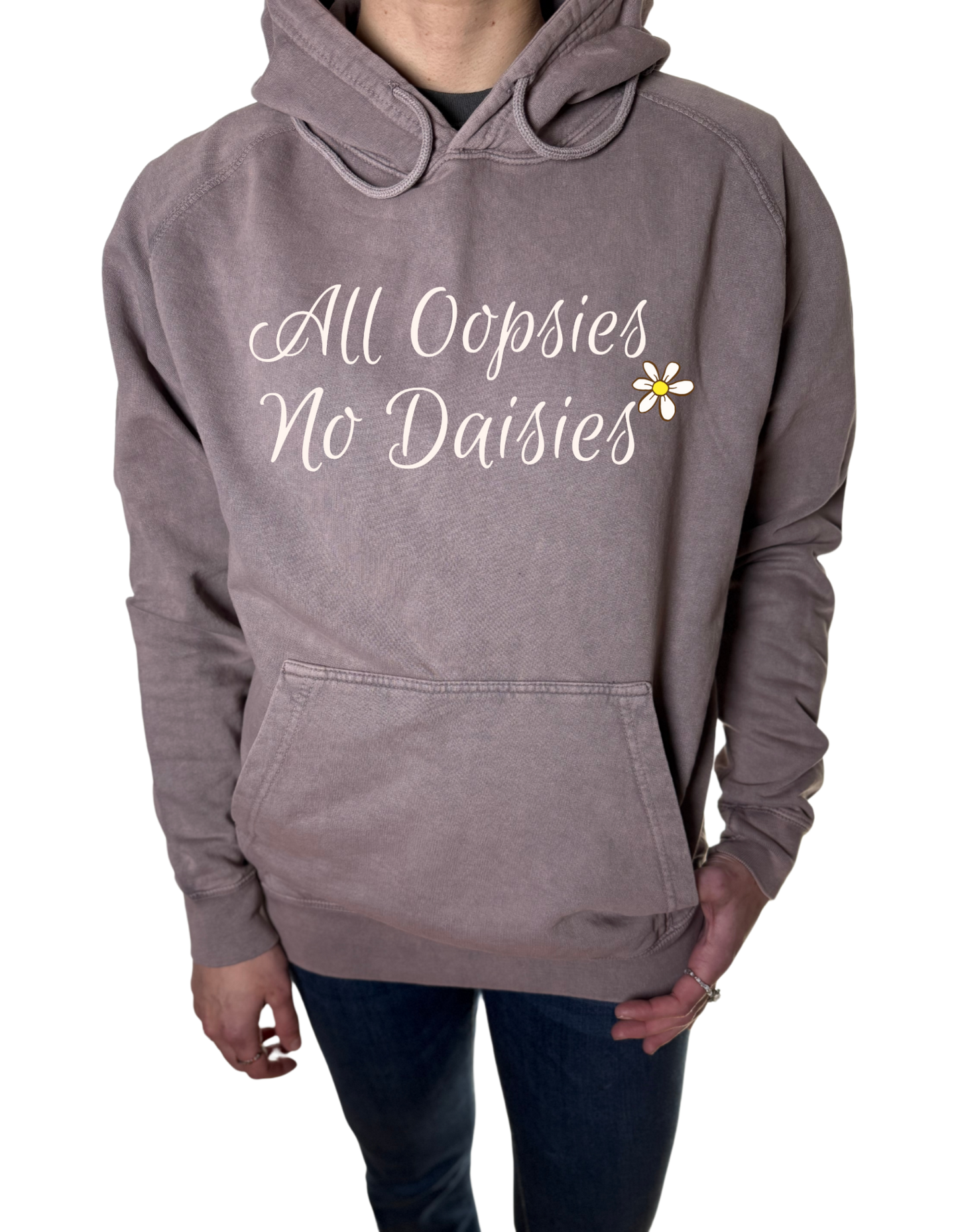 All Oopsies No Daisies Vintage Wash Hoodie