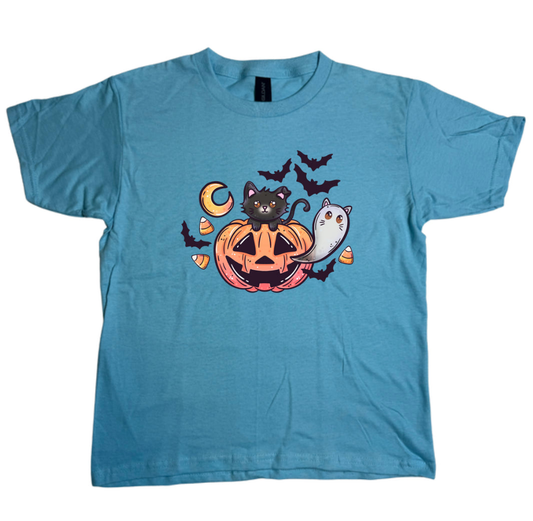 Pumpkin Kitty Youth Tee