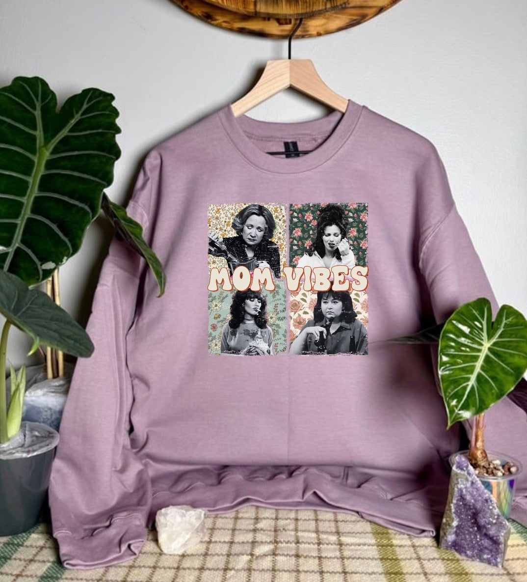 Mom Vibes Gildan Tops