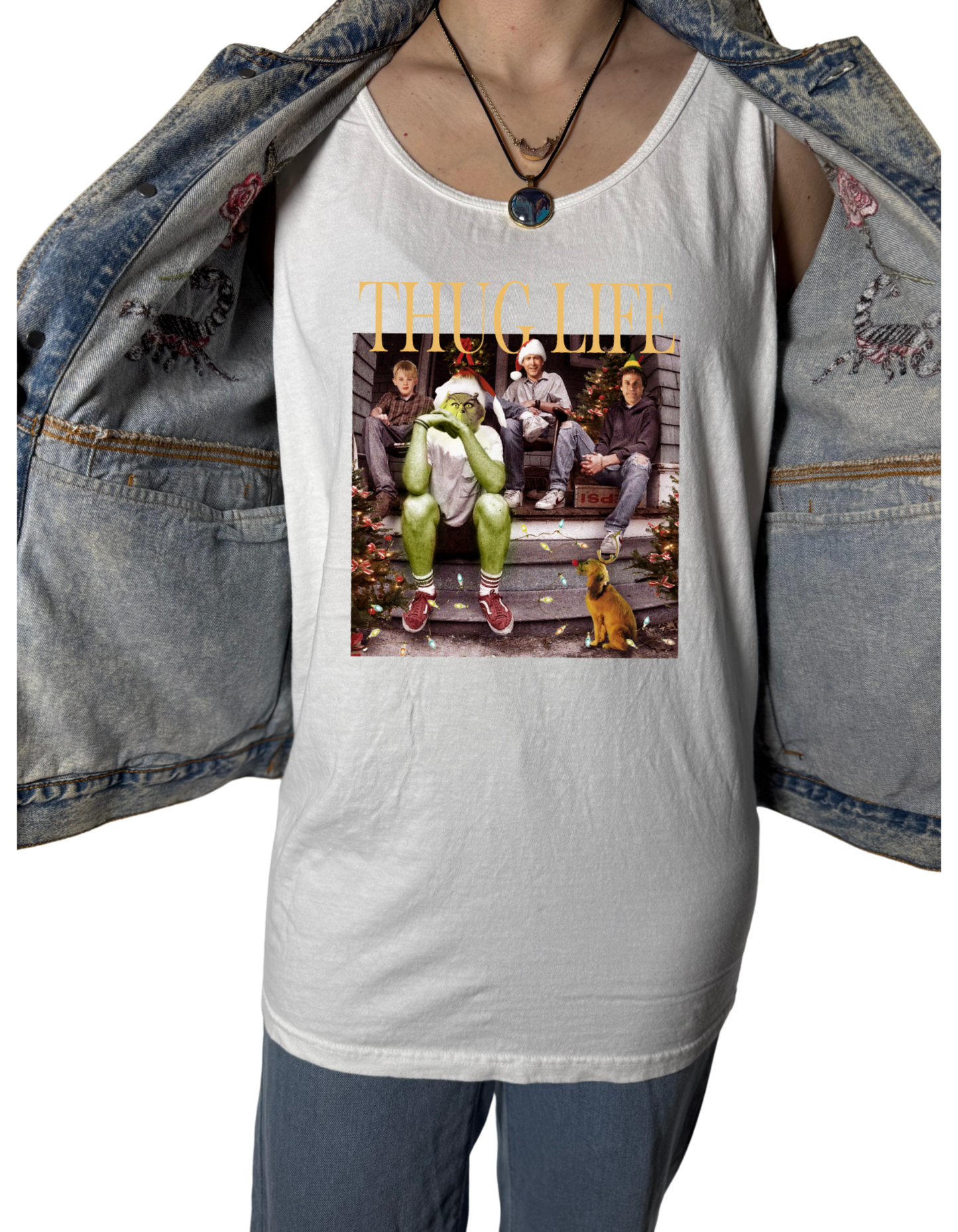 Thug Life Christmas Tank