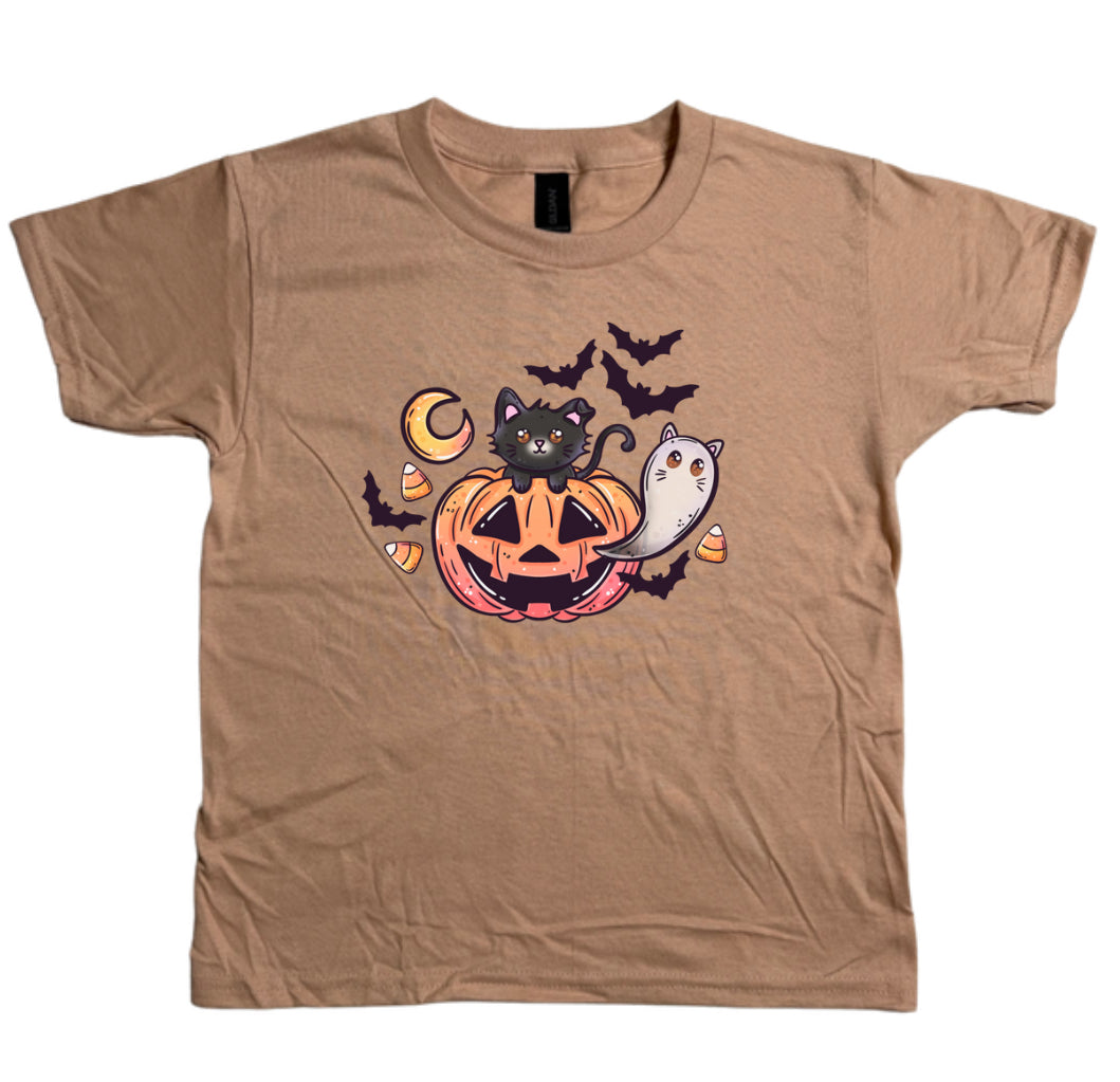 Pumpkin Kitty Youth Tee