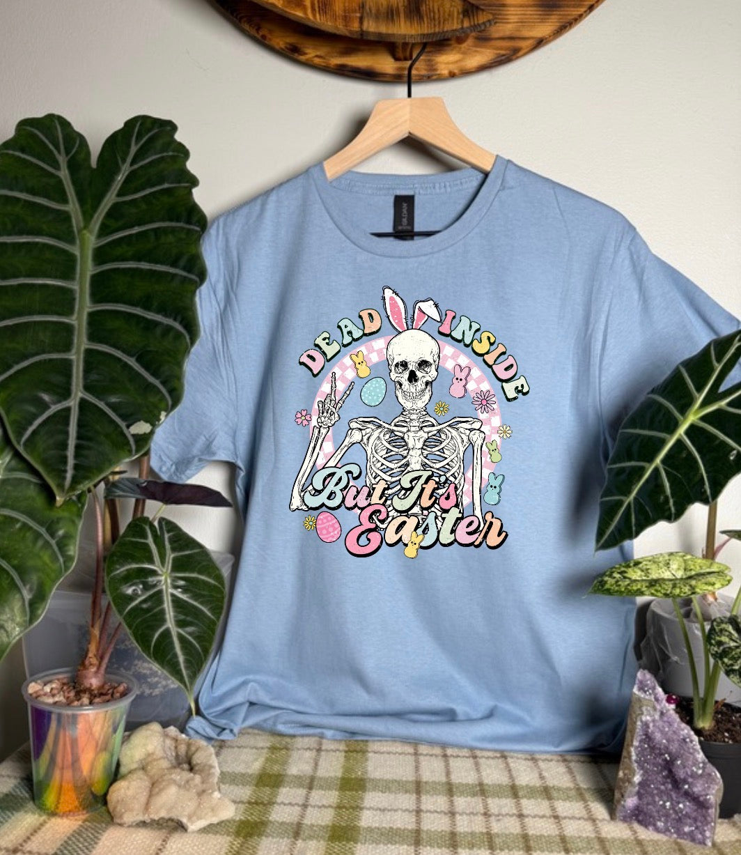Dead Inside But It’s Easter Gildan Tops