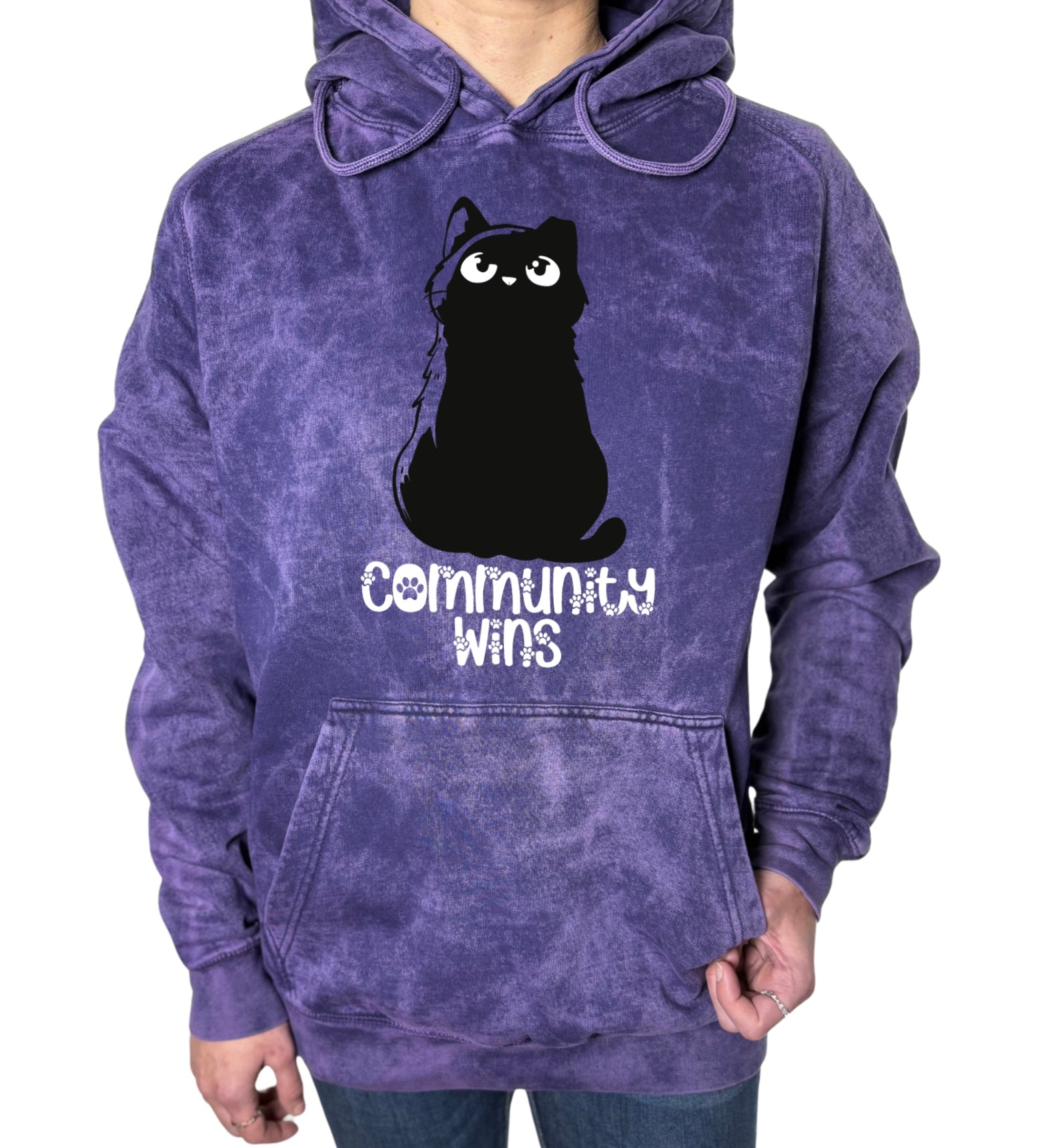 Community Wins Vintage Wash Hoodie