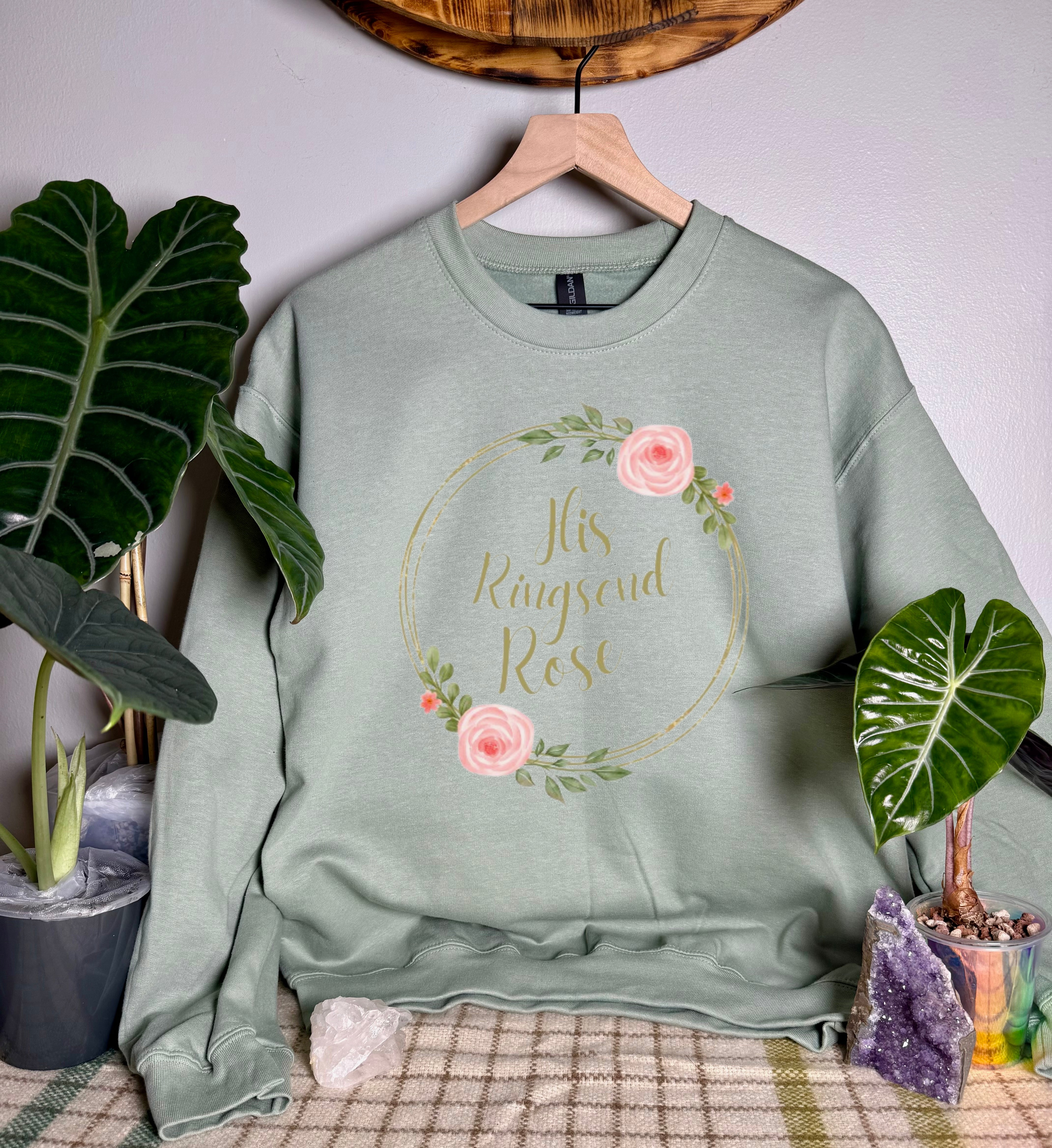 Officially Licensed L. Ballew: His Ringsend Rose Gildan Tops