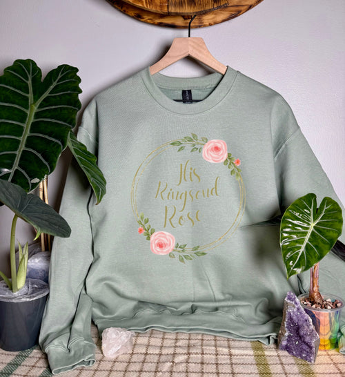 Officially Licensed L. Ballew: His Ringsend Rose Gildan Tops