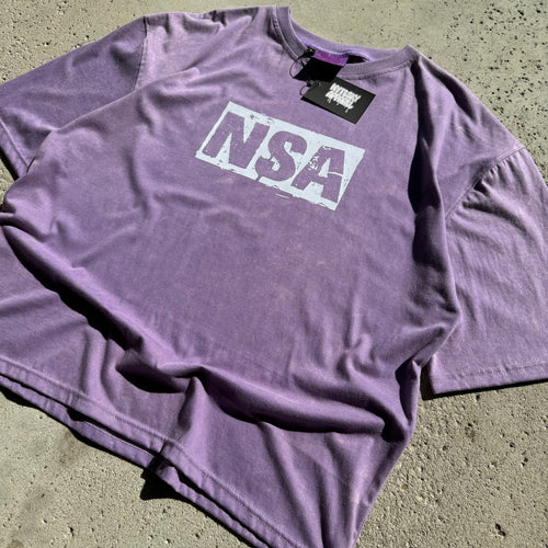 Still Learning To Walk On My Own NSA Purple Tee Size L