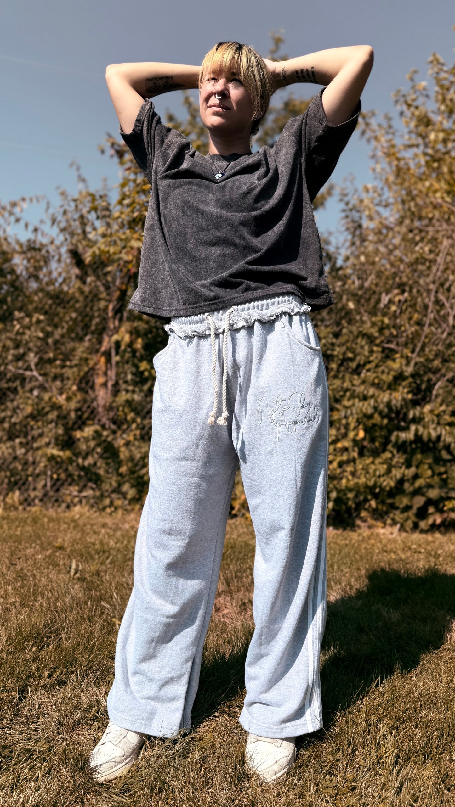 NyteSky 7 Striped Sweatpants