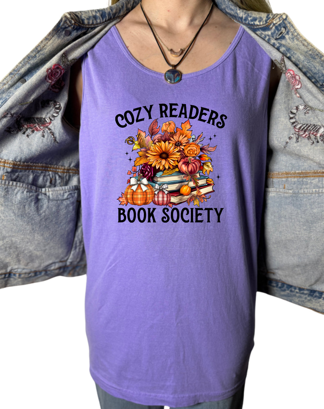 Cozy Readers Book Society Tank