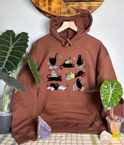 Cats & Books Gildan Tops