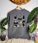 Cats and Books Comfort Colors Tee