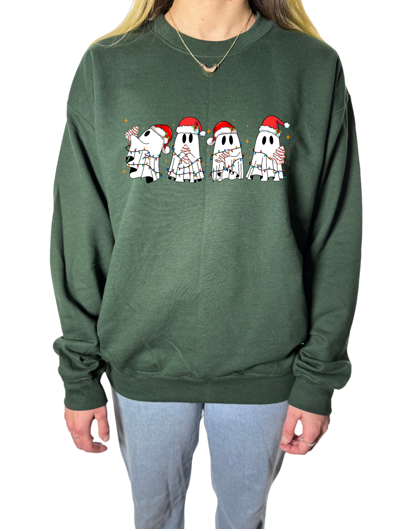 Christmas Cakes & Ghosties Gildan Tops