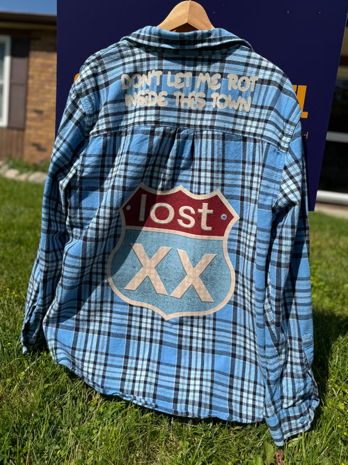 MGK Lost Americana Upthrift Flannel Size XL
