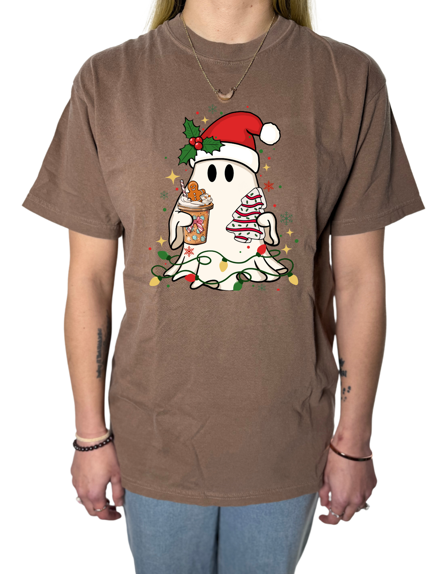 Holiday Ghost Comfort Colors Tee