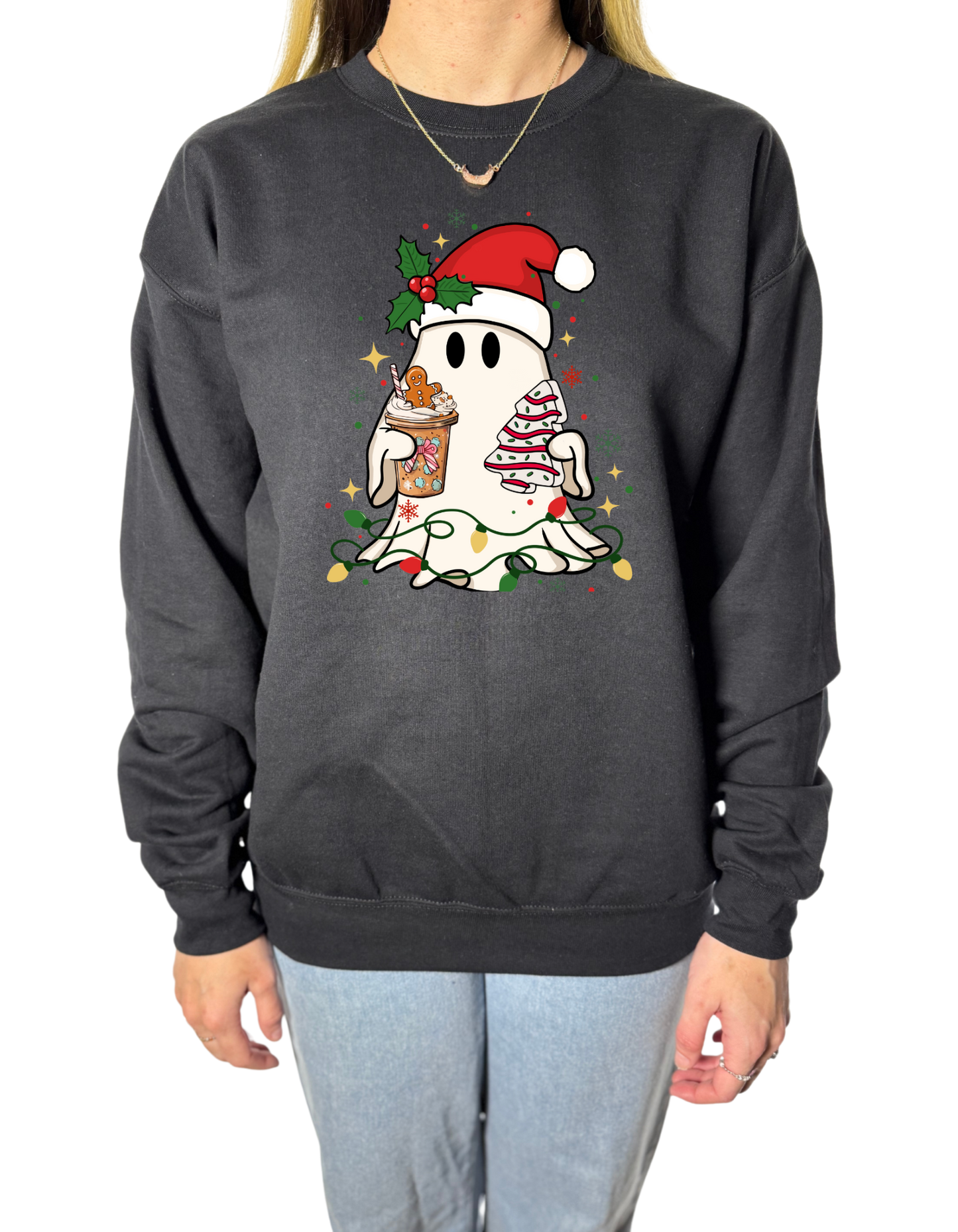 Holiday Ghost Gildan Tops