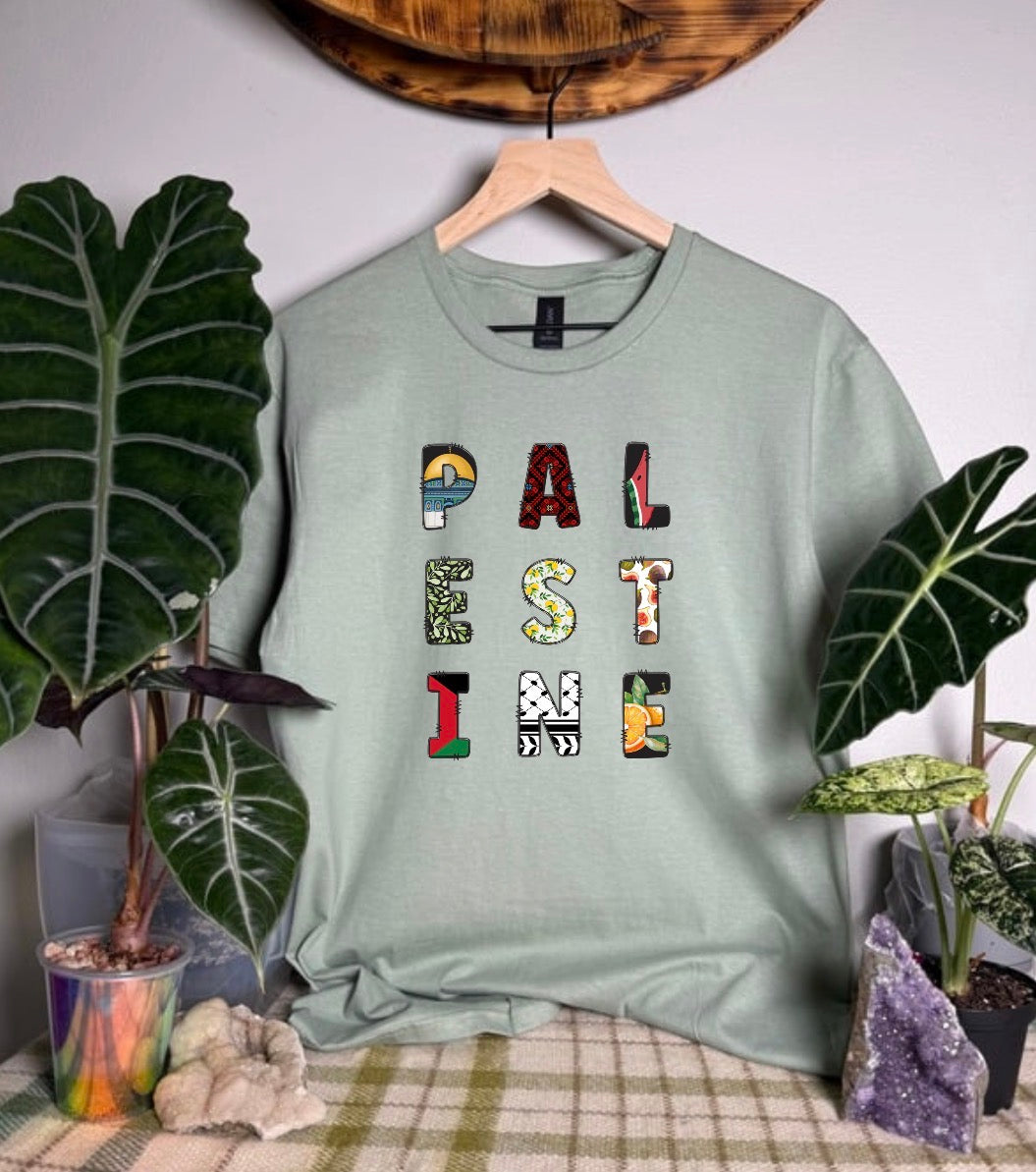 Palestine Gildan Tops