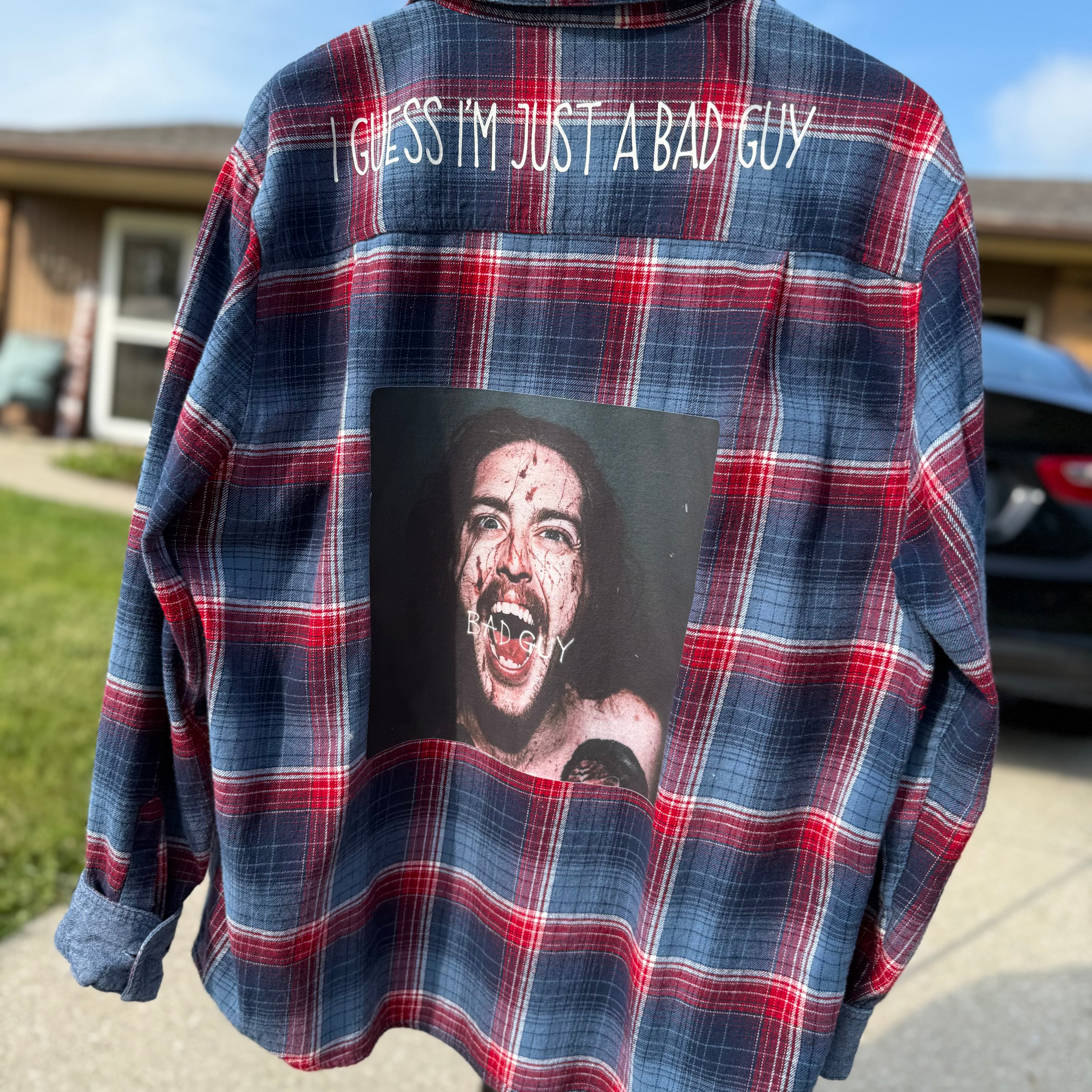 Honestav Bad Guy Upthrift Flannel Size L/XL