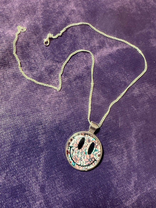 Sublimation Smiley Necklace