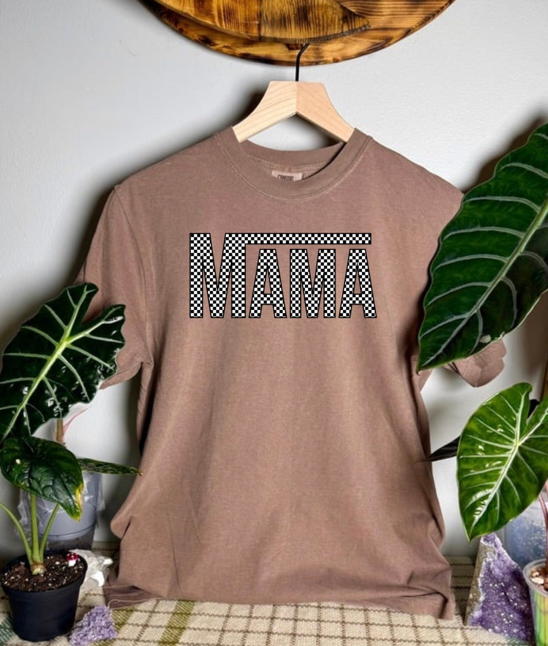 Mama Checkers Comfort Colors Tee