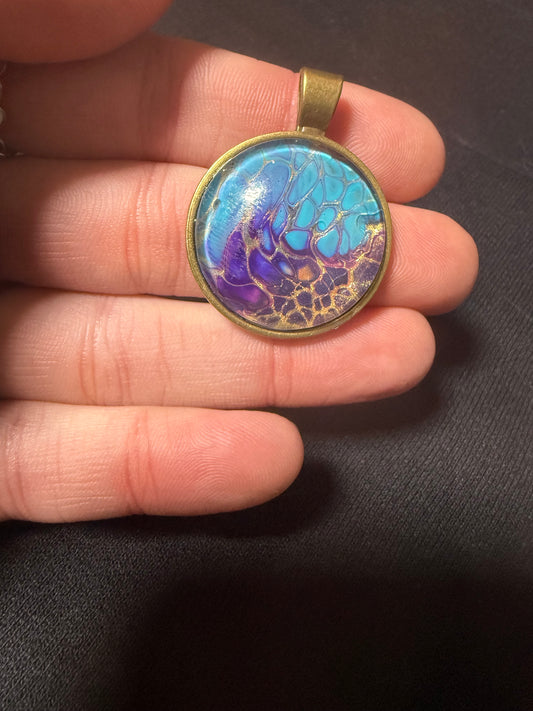 Fluid Art Necklace 2