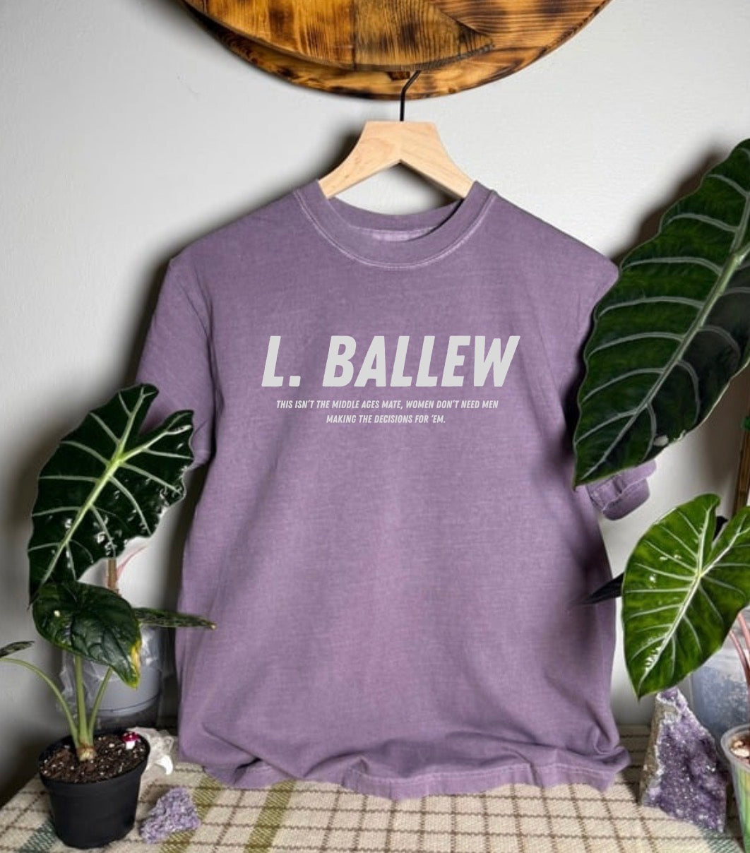 Officially Licensed L. Ballew Comfort Colors Tee