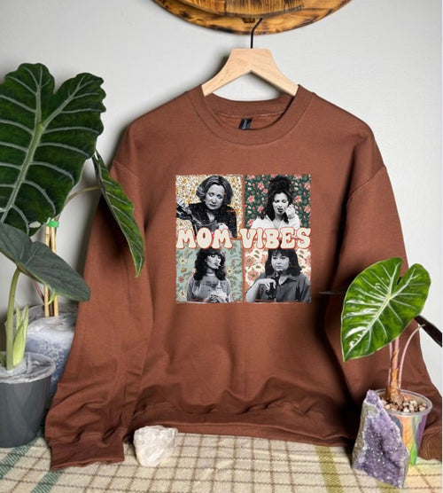 Mom Vibes Gildan Tops